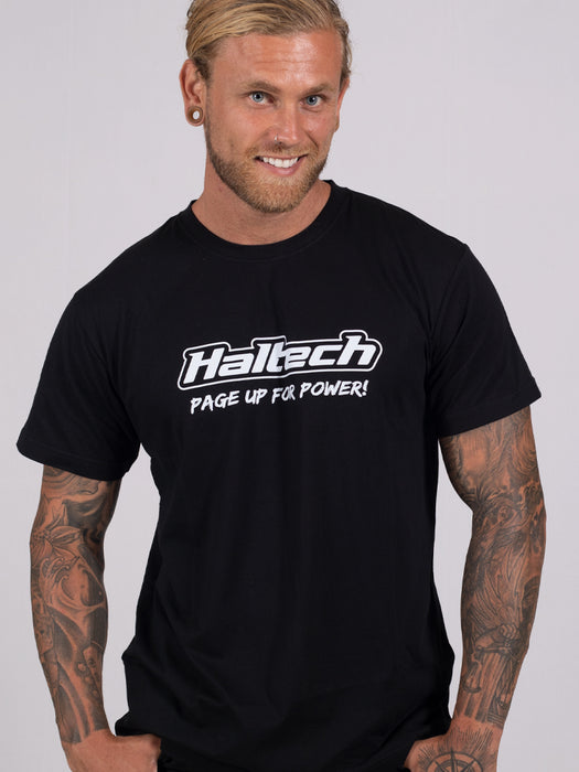 Haltech "Classic" T-Shirt Black HT-301640BM